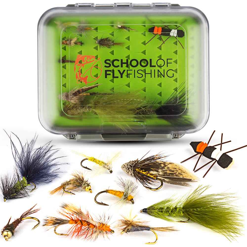 Guide Series Trout Fly Fishing Kit Premium Trout Fly Selection and Gear