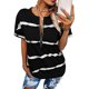 thumbnail image 1 of Jumpingount Camiseta de algodón para mujer, blusa básica estampada holgada, ropa de diario para niñas, ropa de verano para fiesta de vacaciones en la Prendas para la parte del cuerpo Negro S Jumpingount AP010364-01, 1 of 6