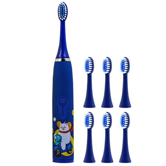 Binwennn Brosse à Dents Enfants Brosse à Dents USB Rechargeable Outil de Nettoyage des Poils Doux Rangement de Salle de Bain Serviette de Plage pour Tout-Petit Chauffe-Serviettes Spa Étagère de Rangement de Salle de Bain Supports de Serviettes pour Porte de Salle de Bain Serviette de Bain