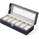 thumbnail image 1 of Caja para 6 relojes con ventana de cristal para hombre, 1 of 4