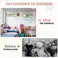 thumbnail image 4 of Stuffed Animals Storage Hammock with Removal Clips Space Saving Stuffed Animals Storage Chain Cotton Rope Stuffed Animals Holder Portable Hanging Hammock Storage for Hats Toys Dolls-1pc-, 4 of 10