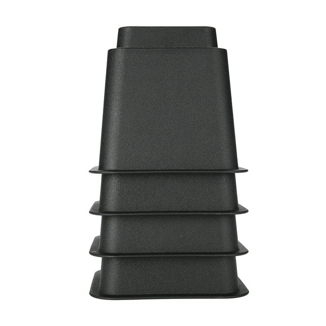 Juego de 4 elevadores de muebles de 5 pulgadas, ajustables, para cama, silla y patas anchas.