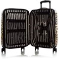 Black Leopard 21Inch Hardside CarryOn Spinner (Brown Leopard