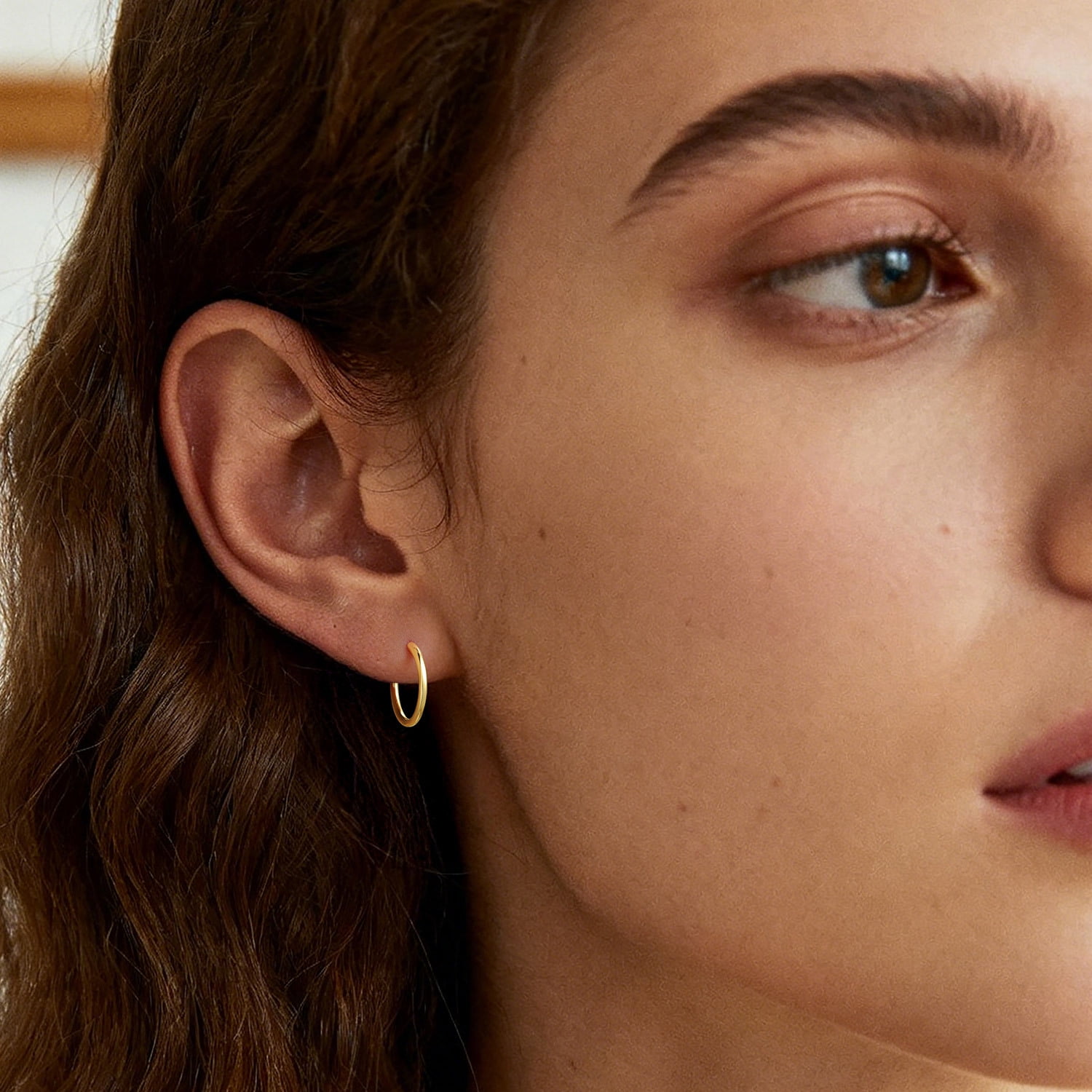 Suplight Silver Hoop Earrings for Women Men 8/10/12/14/16/18/20MM Small Huggie Hypoallergenic Nickel Free Christmas Jewelry Gift