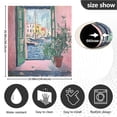 thumbnail image 5 of Yayeee Magnetic Dishwasher Cover for The Front Decoration Home Kitchen Machine Sticker Protector, Green Window Sea, 5 of 6
