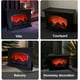 thumbnail image 5 of Chimenea eléctrica de imitación, chimenea eléctrica con efecto de llama, luz LED sin llama de simulación retro para patio, balcón, luz nocturna retro, decoración navideña., 5 of 5
