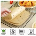 thumbnail image 3 of Perforated Parchment Paper for Air Fryer Parchment Paper Liners Sheets 200pcs 8.5Inch Unbleached Square Paper for Baking Toaster Oven Accessories(200, 8.5 Inch) - 8.5 Inch, 3 of 6