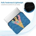 thumbnail image 2 of FORMRS 13"-13.3" Laptop Sleeve Protective Case Soft Carrying Quilted Computer Bag Cover, Colorful Ice Cream Cat, 2 of 7
