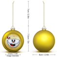 thumbnail image 2 of Cuphead Christmas Balls Sparkling Christmas Tree Hanging Ornaments Party Home Decor Xmas Christmas Gifts, 2 of 7