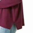 thumbnail image 3 of Lucky Brand Women's Cozy Crewneck Knit Sweater, Potent Purple XL, 3 of 4