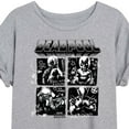 thumbnail image 3 of Marvel Deadpool & Wolverine - Character Grid - Women's Oversized Graphic T-Shirt, 3 of 5