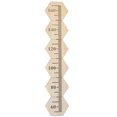 thumbnail image 2 of Neinkie 6 Pcs/ensemble Tableau de Croissance de Bébé Tableau de Croissance pour Enfants – Design Moderne en Bois Tableau de Croissance – Bois Durable Tableau de Hauteur Amovible pour Enfants - Tableau de Croissance Mural, 2 of 7
