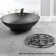 thumbnail image 6 of Cast Iron Rustproof Pot Stand Kitchen Tableware Mat Round Home Decor Flowerpot Base Holder Dinning Table Accessories Pan Pad (1pc,20cm,Round), 6 of 7