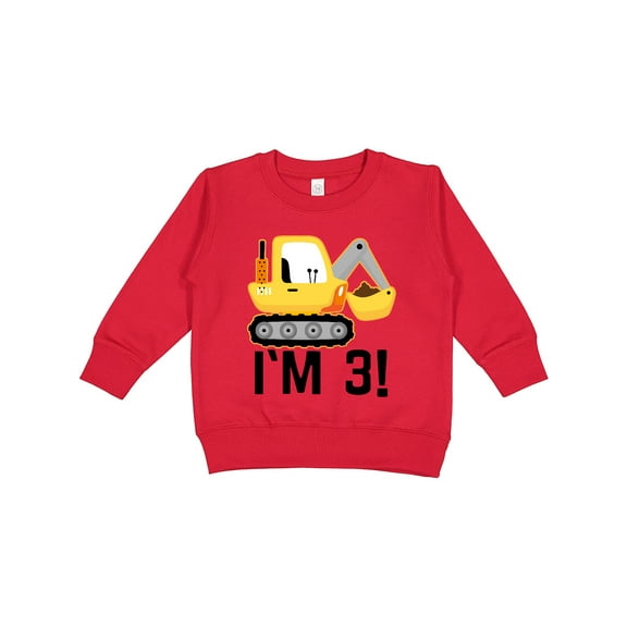 Inktastic 3rd Birthday Construction Party Boy Toddler Sweatshirt