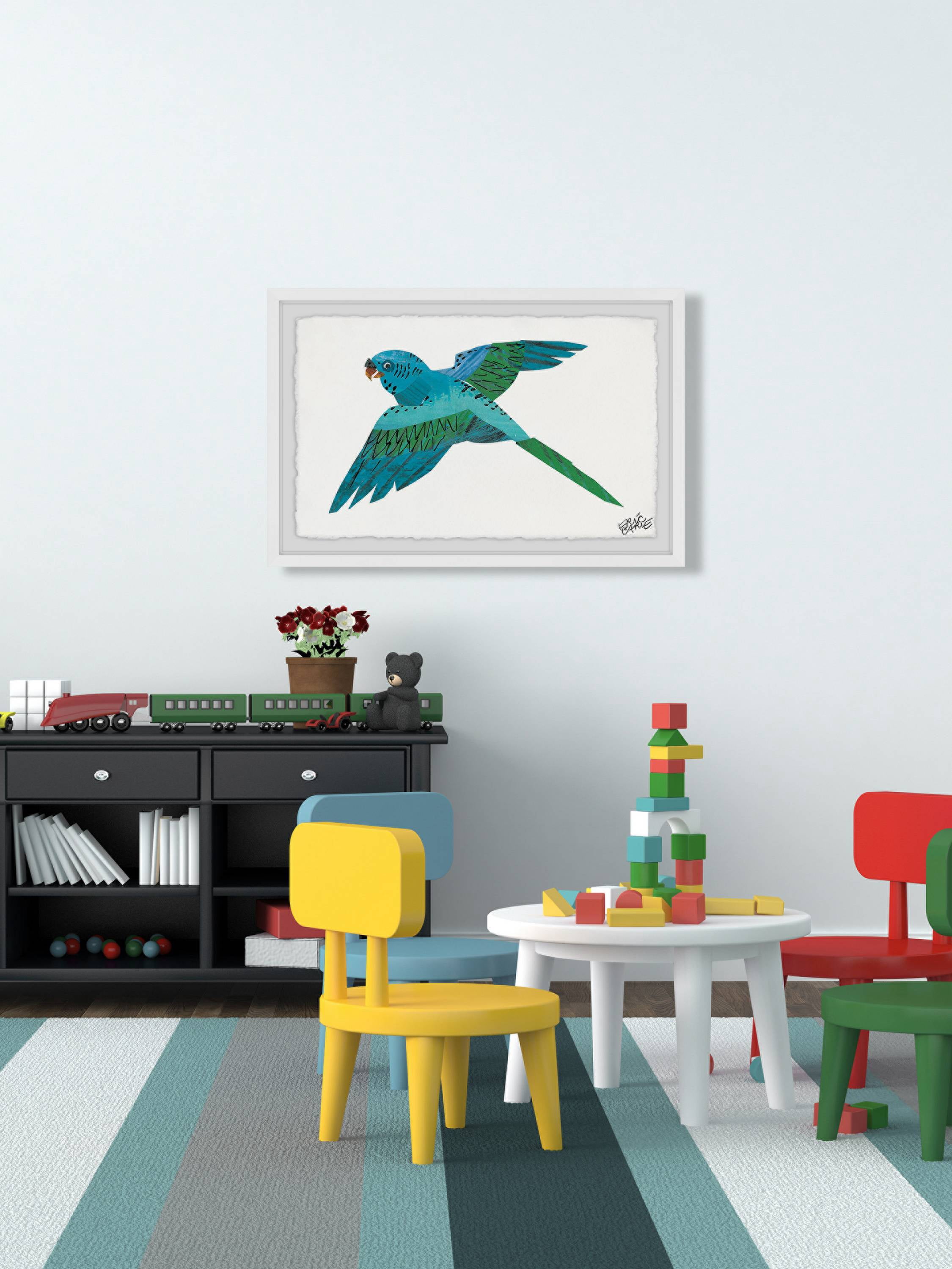 Marmont Hill Abc Bird By Eric Carle Framed Wall Art, 12.00" x 1.50"