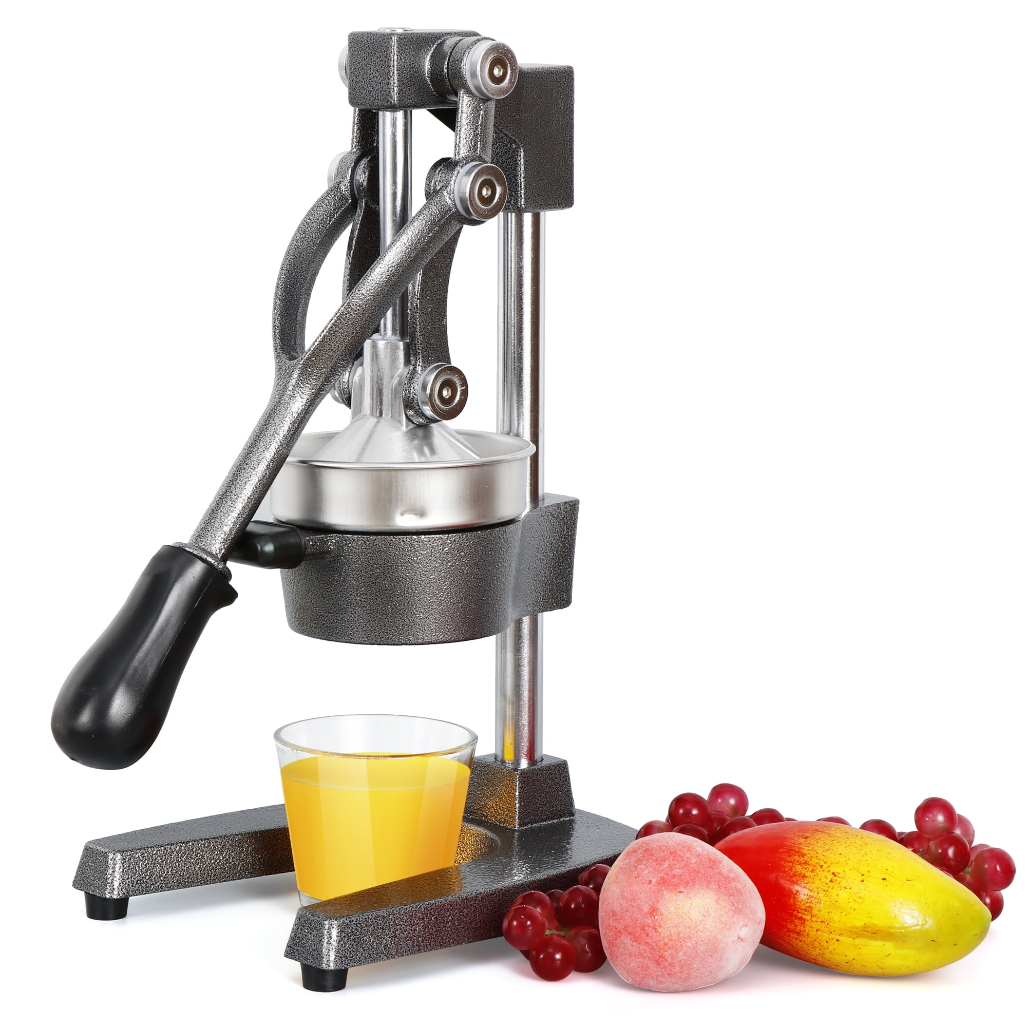 MGE Manual Citrus Press Citrus Lemon Lime Fruit Juicer With Collecting Container Stainless Steel Lemon Squeezer
