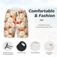 thumbnail image 5 of Gaeub Cartoon Chicken Mens Swim Trunks Stretch Beach Shorts Quick Dry for Men Swim Shorts Swimwear with Pockets- Small, 5 of 9