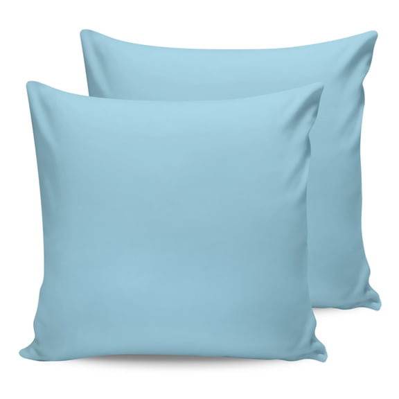 Outdoor Waterproof Throw Pillow Covers Set of 2 Solid Color Decorative Pillowcases Square Outdoor Pillows Cushion Case 16x16 Inch Sapphire Blue Patio Pillows for Couch Sofa Bed Garden