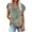 Army Green, variant on QENGING Summer Tops for Women 2023 Lightweight V-Neck Short Sleeve Print Casual T-shirt Blouse
