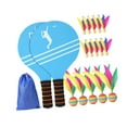 thumbnail image 3 of amleso 2 Pieces Badminton Set Indoor Badminton Kit Strength Outdoor Toy Shuttlecock and Racket Set for Outdoor Beach Children Friend D, 3 of 10