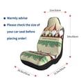 thumbnail image 5 of Rocae Christmas Card With Gnomes Print Seat Covers for Cars Trucks and SUVs,Easy to Install Cover Set-1, 5 of 9