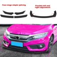 thumbnail image 3 of Difusor De Labio De Parachoques Delantero Universal Para Coche, Accesorios De Estilo De Coche, Pala Protectora De Alerón, 4 Uds. Kearding VI011874-01, 3 of 6