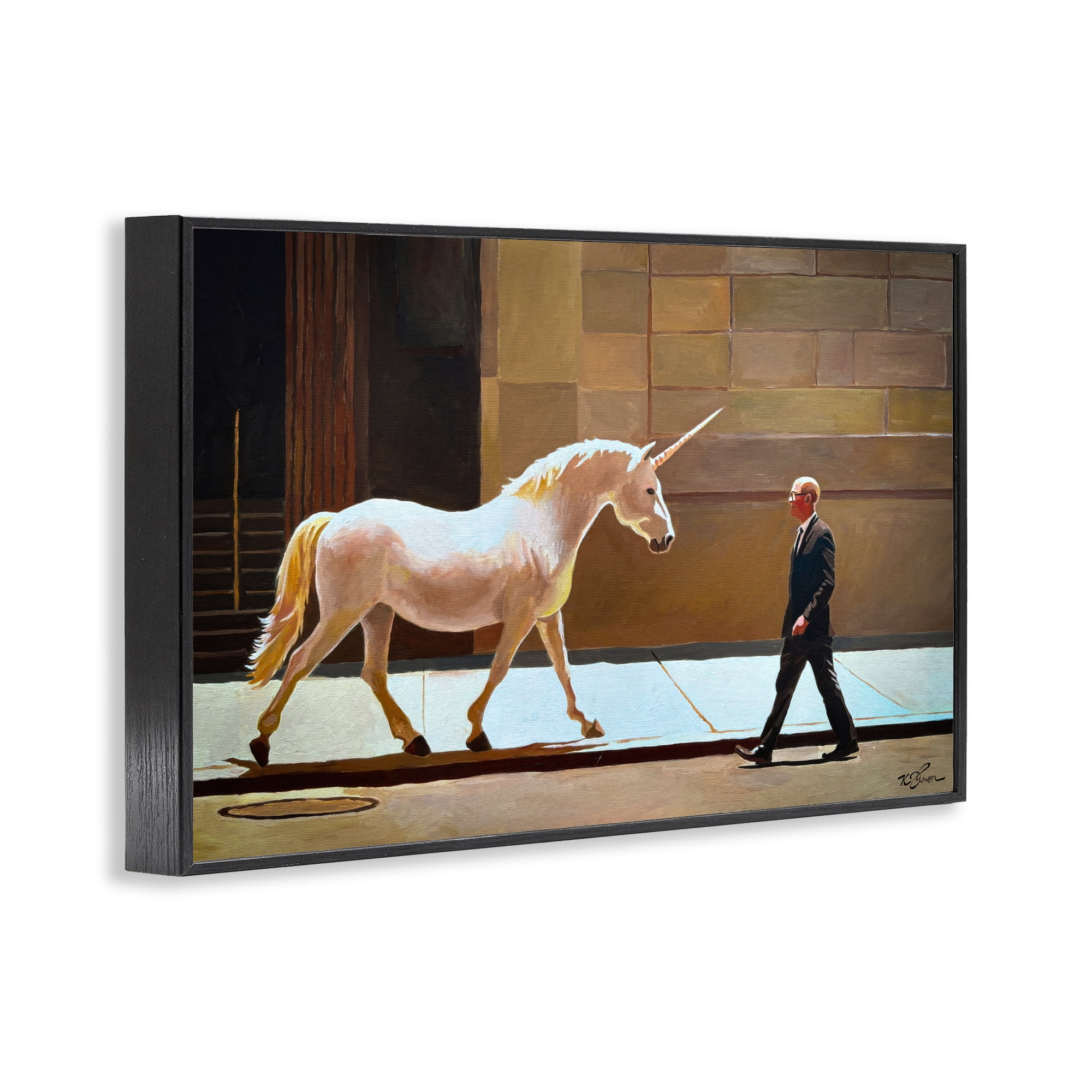The Exception Proves The Rule Black Framed Giclee Art, design by Keith Thomson
