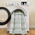 thumbnail image 3 of VUNATE 2'x8' Boho Runner Rug Machine Washable Rug Modern Moroccan Soft Carpet Neutral Geometric Distressed Non-Slip Rubber Backing Hallway Runner Rug for Kitchen Entryway Bedroom Laundry Sage Green, 3 of 5