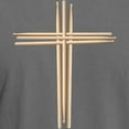 thumbnail image 3 of CafePress - Cross Drumsticks - Mens Comfort Colors Shirt, 3 of 5