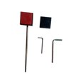 thumbnail image 2 of Batidor de tambor de bajo, Pedal de tambor, mazo, accesorios de tambor, cabezal batidor de fieltro profesional para instrumento Musical, accesorio de 2 cabezales batidores, 2 of 10