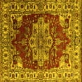 thumbnail image 1 of Ahgly Company Indoor Square Persian Yellow Traditional Area Rugs, 3' Square, 1 of 4