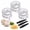 3pcs, variant on Transparent Manual Garlic Twist Chopper, Hand-Powered Mincer & Grinder for Garlic, Onion, Ginger, Herbs & Nuts