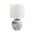 thumbnail image 2 of nuLOOM Hilma 22" Distressed Ceramic Table Lamp, 21.5" H x 12" W x 12" D, Gray, 2 of 5