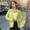 Yellow, variant on Plus Size Hooded Coat For Women Lightweight Casual Wear Spring Summer Fall Outerwear With Pockets Comfortable Loose Fit Long Sleeve Jacket Womens Winter Outer Wear plus Size Woman Winter Coats Women's
