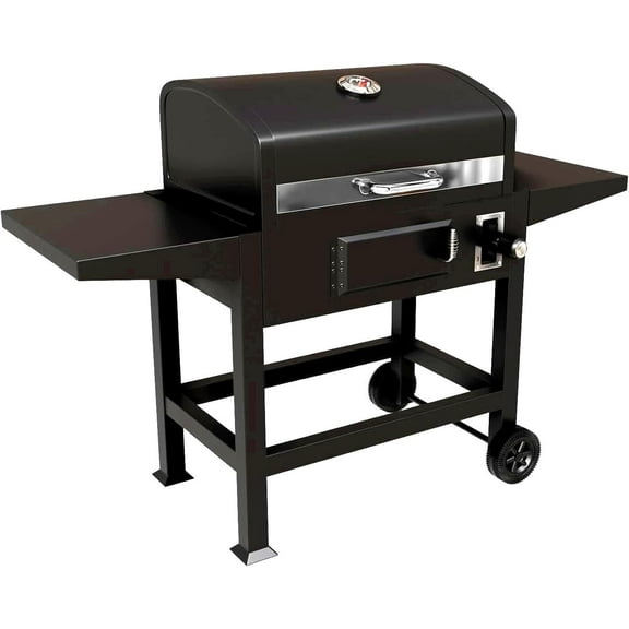 GasOne Charcoal Grill – 24-inch BBQ Charcoal Grill – Charcoal Smoker with Multiple Tier Heat Control