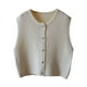 thumbnail image 3 of Chaleco de punto con botones, cárdigan de diseño Retro transpirable a la moda para mujer, deporte al aire libre, 3 of 8