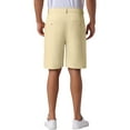 thumbnail image 3 of INSPIRE CHIC Men's Summer Solid Color Lightweight Mid-Rise Classic Chino Shorts 30 Khaki, 3 of 5