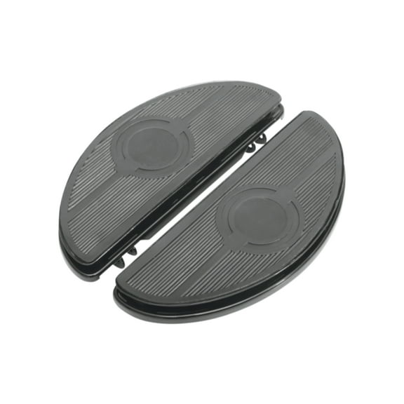 Drag Specialties Half Moon Floorboards Black (1621-0164)