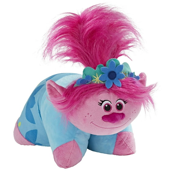 Pillow Pets DreamWorks Poppy Stuffed Animal â Trolls World Tour Plush Toy, 1 Count (Pack of 1) Pink
