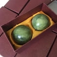 thumbnail image 2 of Bolas De Masaje Para El Estrés, Bolas De Jade Para Masaje De Manos, Bolas De Baoding Para Aliviar El Estrés, Rodillo De Ejercicio, Cuidado De La Salud De Las Manos 1 Par Advancent CE006591-00, 2 of 6