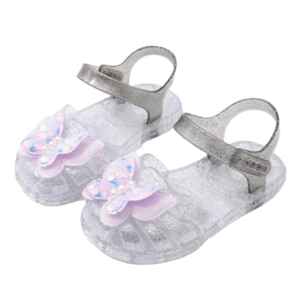 Sandalias de Niños Sandalias de Goma de Gelatina de Verano para Niños Y Niñas Zapatos de Playa Transparentes de la Princesa