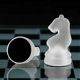 thumbnail image 5 of Elegant 10" Glass Chess Set - Premium Quality Board Game for All Ages for Chess Enthusiasts and Home Decor, 5 of 5