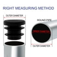 thumbnail image 3 of 5/8" 16mm OD Plastic Round Tube Inserts Protector 36pcs, 0.51"-0.6" Inner Dia, 3 of 7
