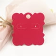 thumbnail image 4 of New Fashion 100Pcs/lot 5*5cm Small Paper Cards Jewelry Earrings Card Tags Cute Ear Studs Earring Display Packaging Cards black, 4 of 6