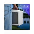 thumbnail image 5 of Antarctic Compact Refrigerator With Gaming Light, 4L Capacity/6 Cans Portable Fridge, Bedroom,Car,Office And Dorm, Small Cooler Cosmetics, Beverage And, White, 5 of 10