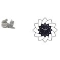 thumbnail image 1 of Escultura De Gato, Adorno De Mesa, Artesanía, Figura Decorativa, Estatua De Animal, Reloj De Pared Acrílico, Reloj Colgante Con Forma De Flor, Reloj De Pared Silencioso Para Interiores,, 1 of 8