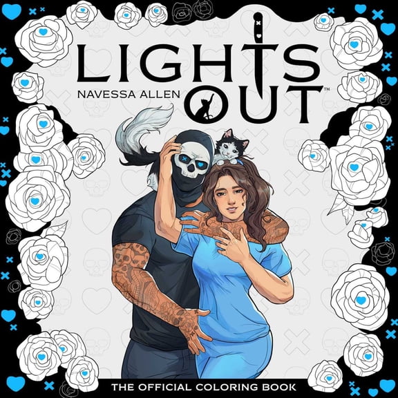 Lights Out: the Official Coloring Book: Page-Turning Scenes (and a Few Cat Cameos) from Navessa Allen's into Darkness&nbsp;&nbsp; &nbsp; (Paperback)