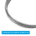 thumbnail image 3 of Uxcell 26 Gauge 82 Ft Galvanized Solid Wire, 2 Pack Metal Cable Rope for Hanging Photo Frame, 3 of 6