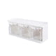 thumbnail image 1 of Naiovety Tarro de especias, 3 rejillas, botella para condimentos de sal, contenedor de condimentos para el hogar, caja de almacenamiento Organizadores de utensilios de cocina, 1 of 6