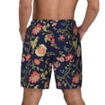 thumbnail image 2 of Lsque Mens Swim Trunks Flower Pattern - Bathing Suit Compression Liner - Beach Swim Shorts Swimwear - (S-3XL) - Stretch Quick Dry -3X-Large, 2 of 9